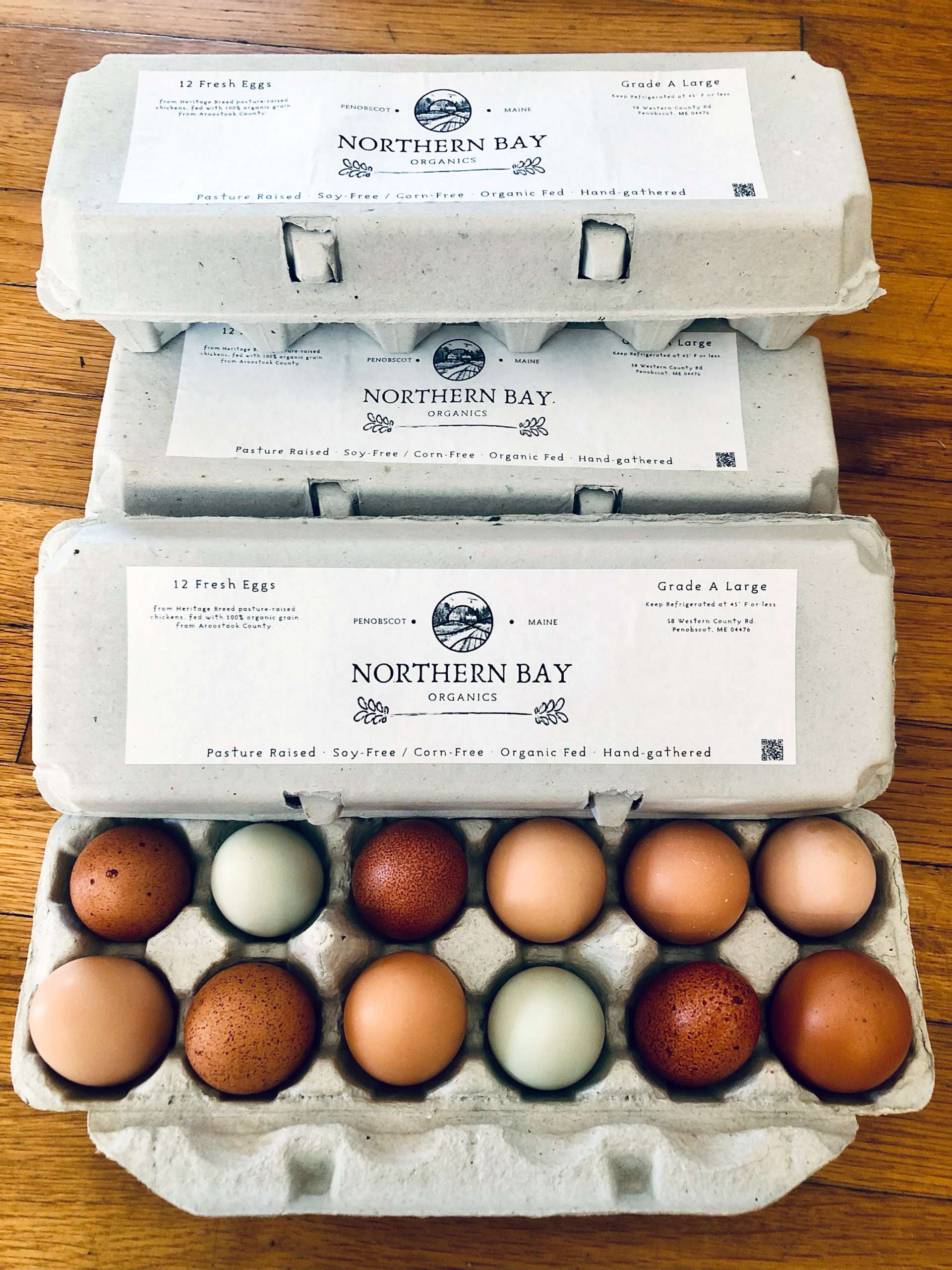 Free range Chicken Eggs Northern Bay Organics